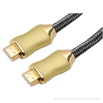 Gold plated metal plug HDMI CABLE